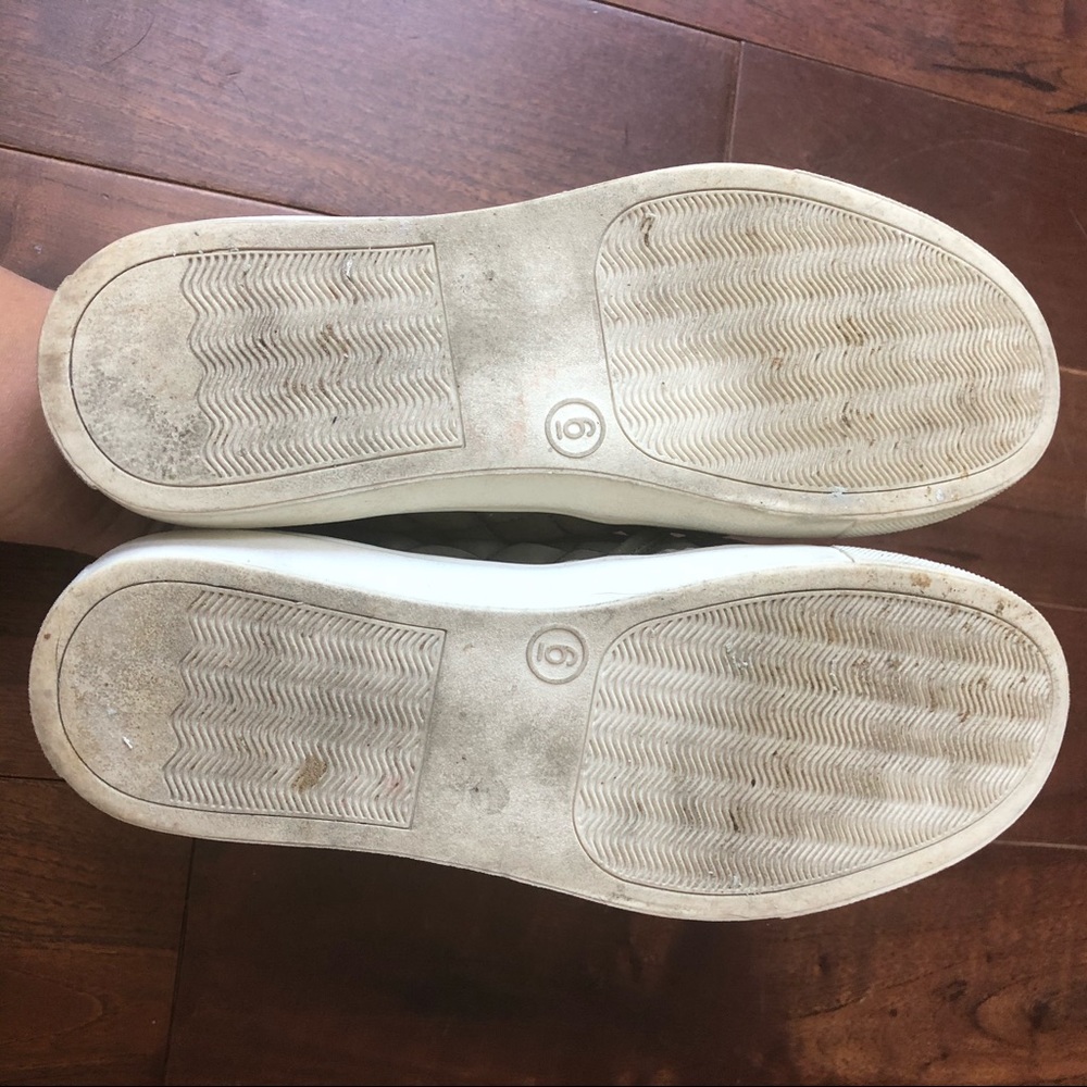 MADDEN GIRL Quilted Green Sneaker Slip On Flats - Picture 6 of 6